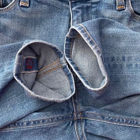 Fidelity Denim Mila Crop Distressed Stretch Skinny Leg Cropped Mid Rise Jeans 28 - Picture 14 of 16